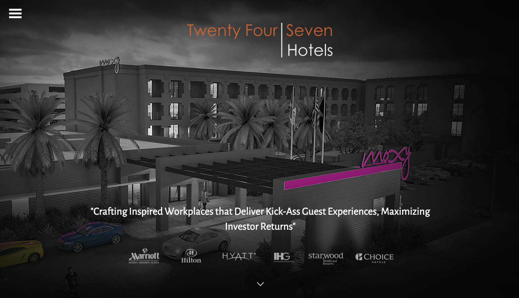 Twenty Four Seven Hotels Home - Another Awesome qualiant Branding Project